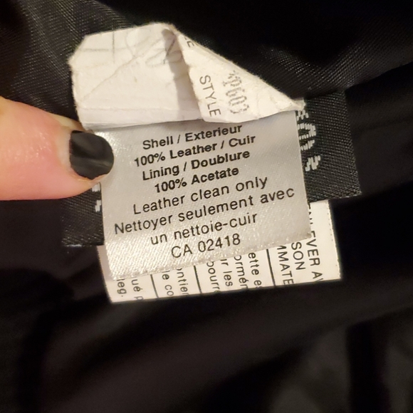 Leather bomber jacket size extra small - Picture 4 of 6